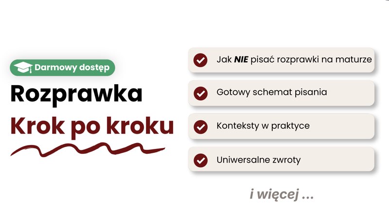 Podgląd darmowego kursu pisania rozprawki